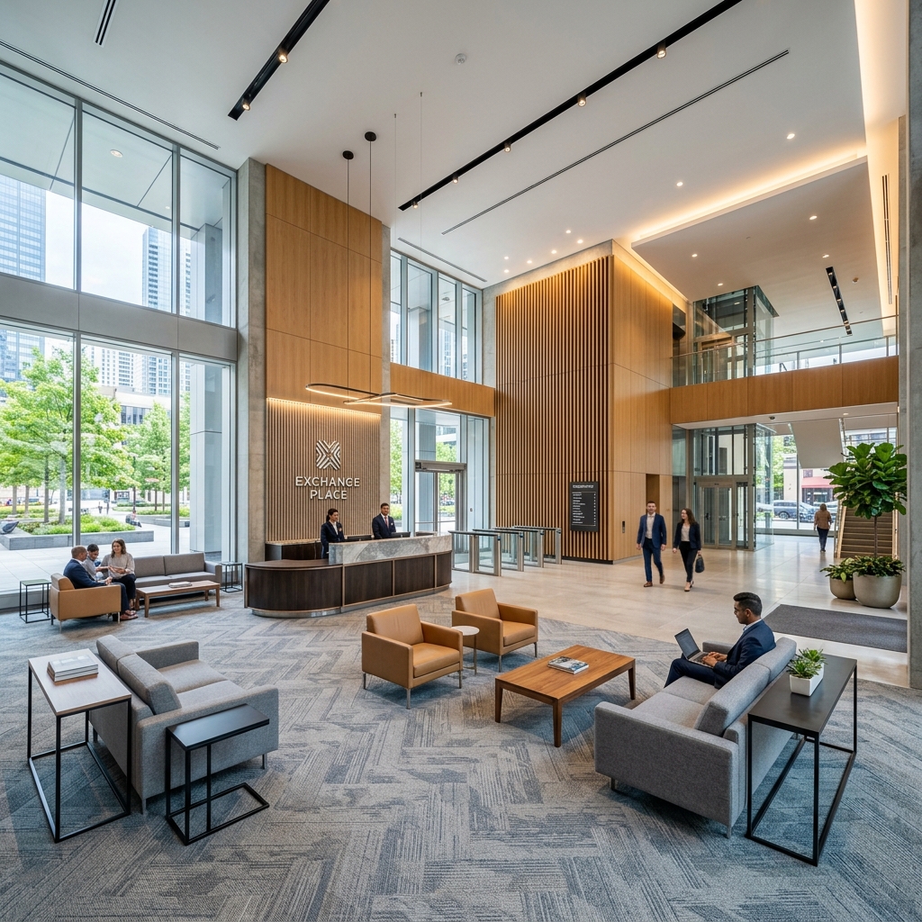 Commercial facility lobby
