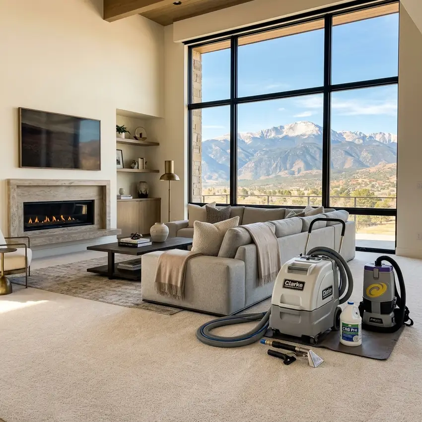 Falcon Colorado Springs Family Room Carpet Cleaning