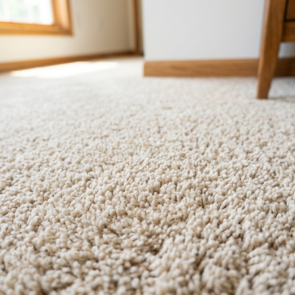 Pristine restored residential carpet